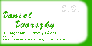 daniel dvorszky business card